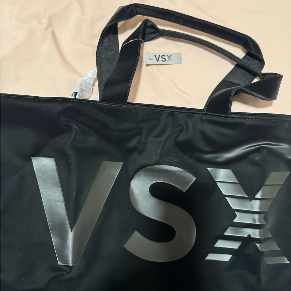 VSX Sleek Black and Silver Tote